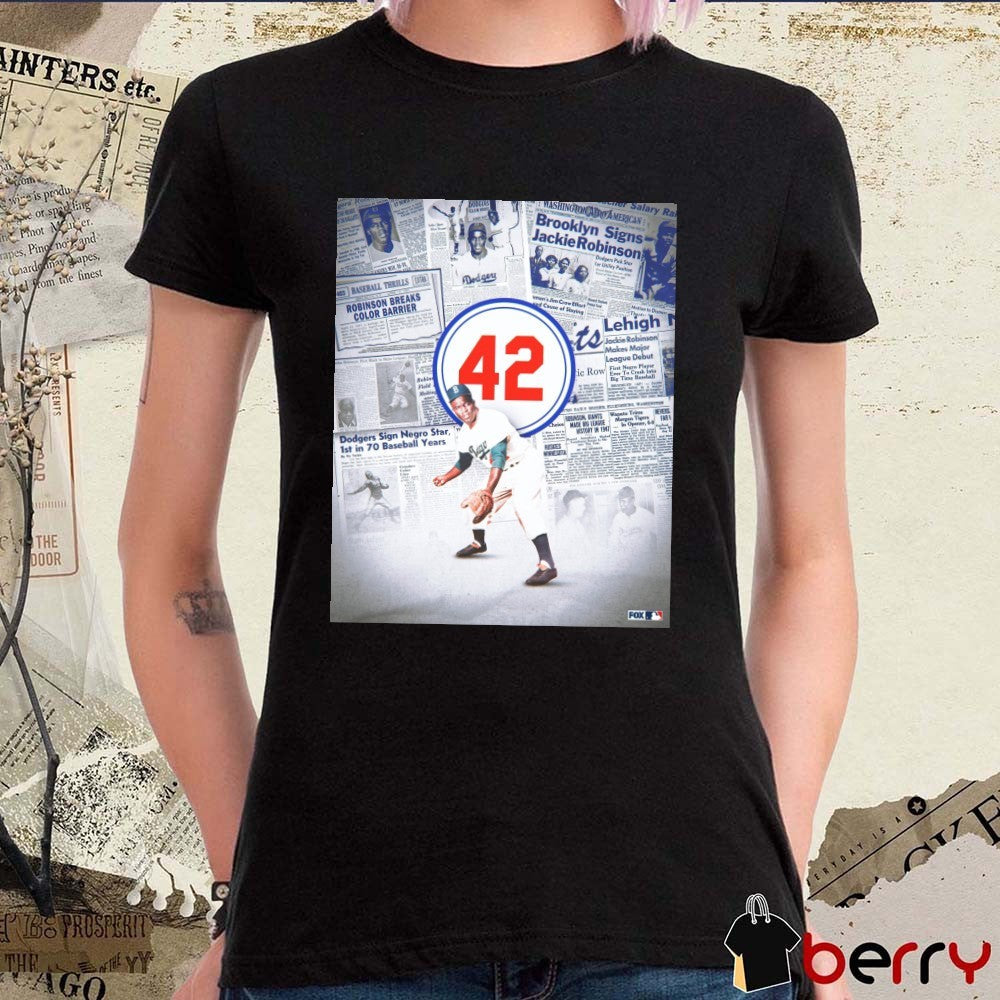 MLB On FOX Honor The Legacy Of Jackie Robinson JackieRobinsonDay Apr 15 2025 Poster t-shirt