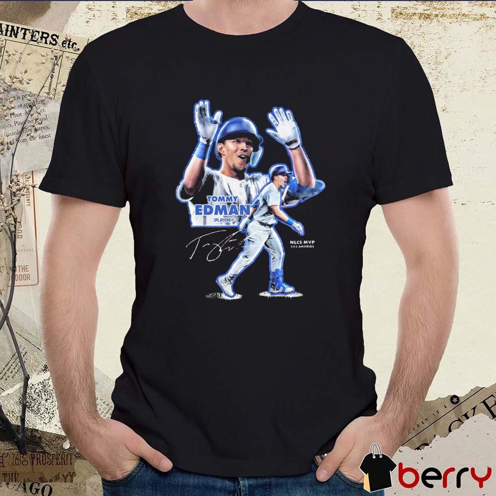 MLB Tommy Edman Los Angeles Dodgers NLCS MVP Signature t-shirt