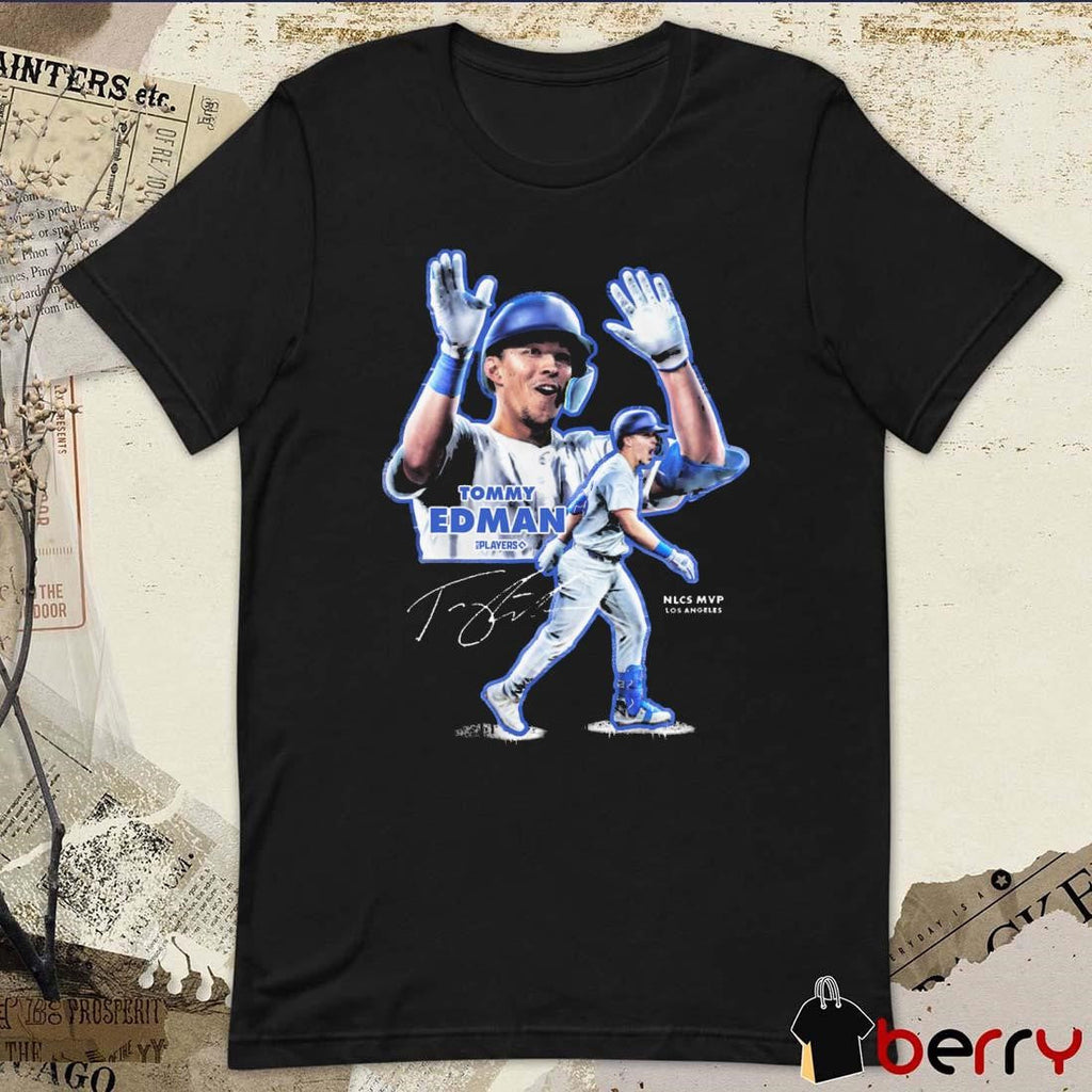 MLB Tommy Edman Los Angeles Dodgers NLCS MVP Signature t-shirt