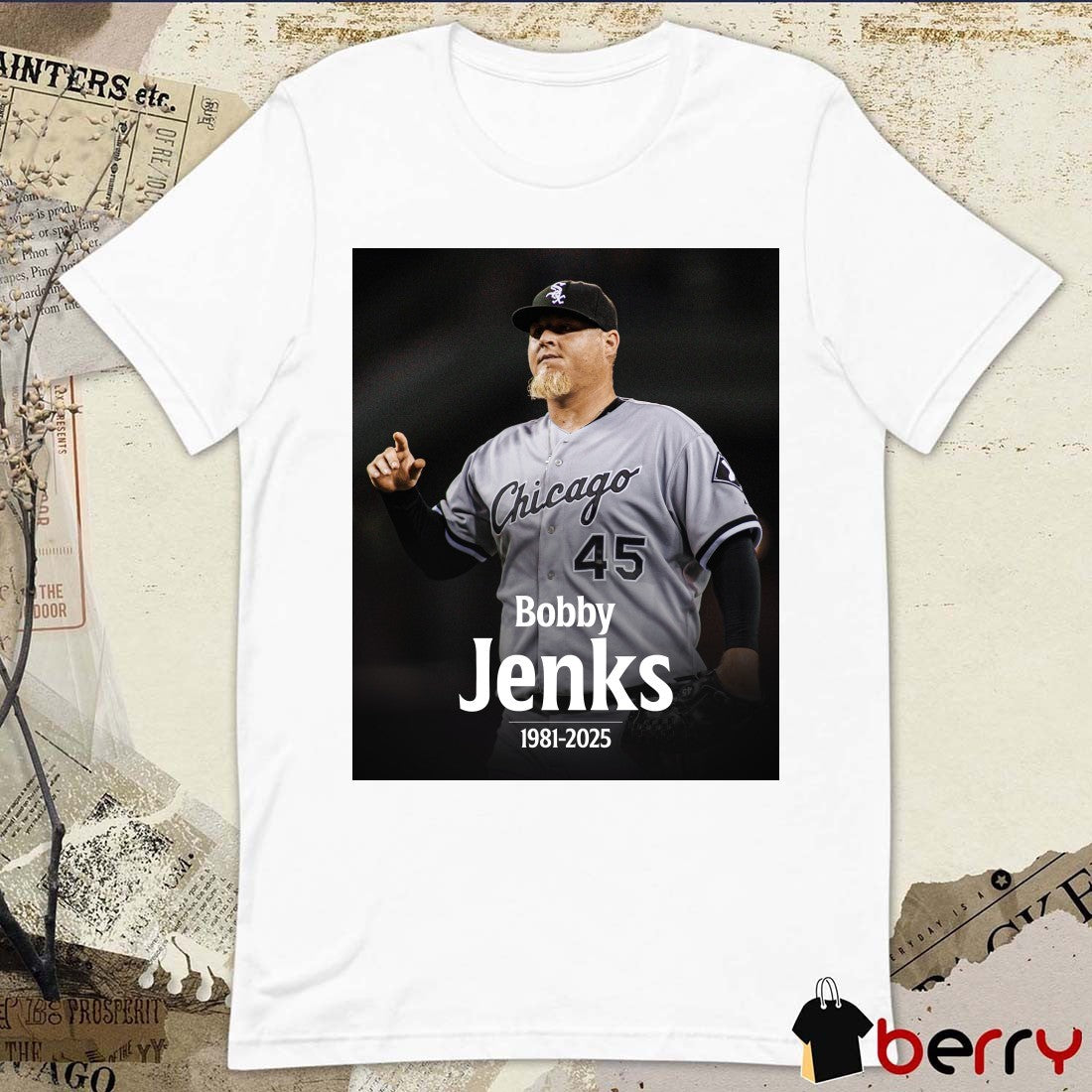 MLB are deeply saddened by the passing of former Major League pitcher Bobby Jenks 1981 – 2025 Poster t-shirt