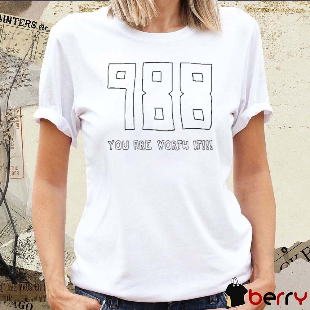 Mack Hollins New England Patriots Wearing 988 You Are Worth It New t-shirt