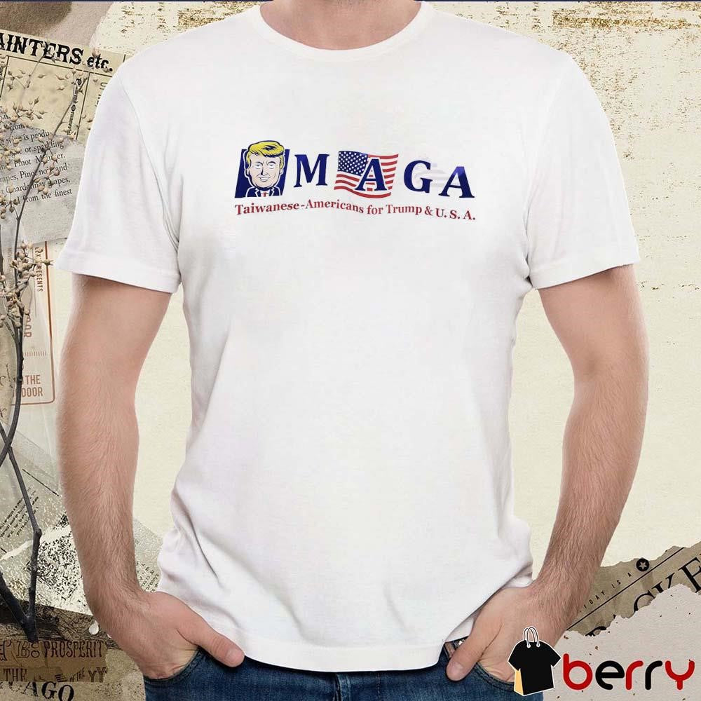 Maga Taiwanese Americans For Donald Trump And USA Paint t-shirt