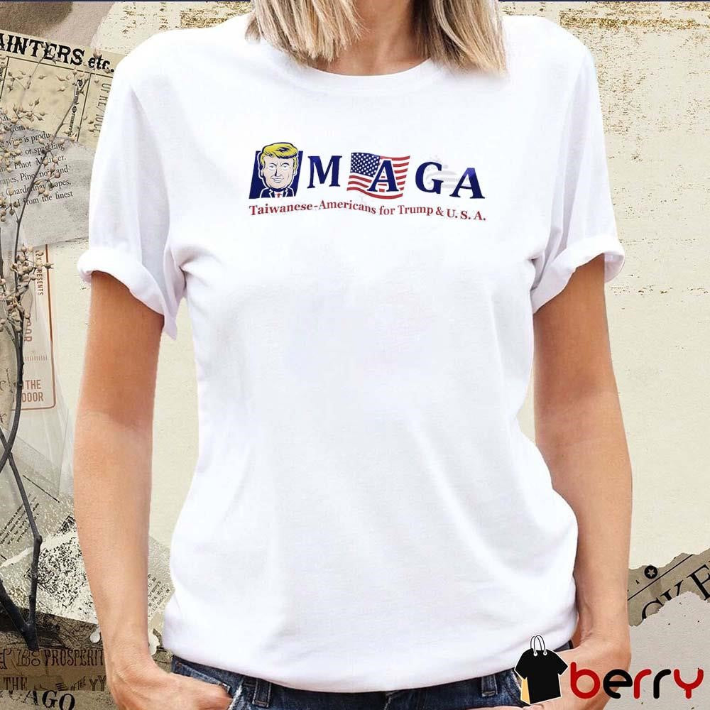 Maga Taiwanese Americans For Donald Trump And USA Paint t-shirt