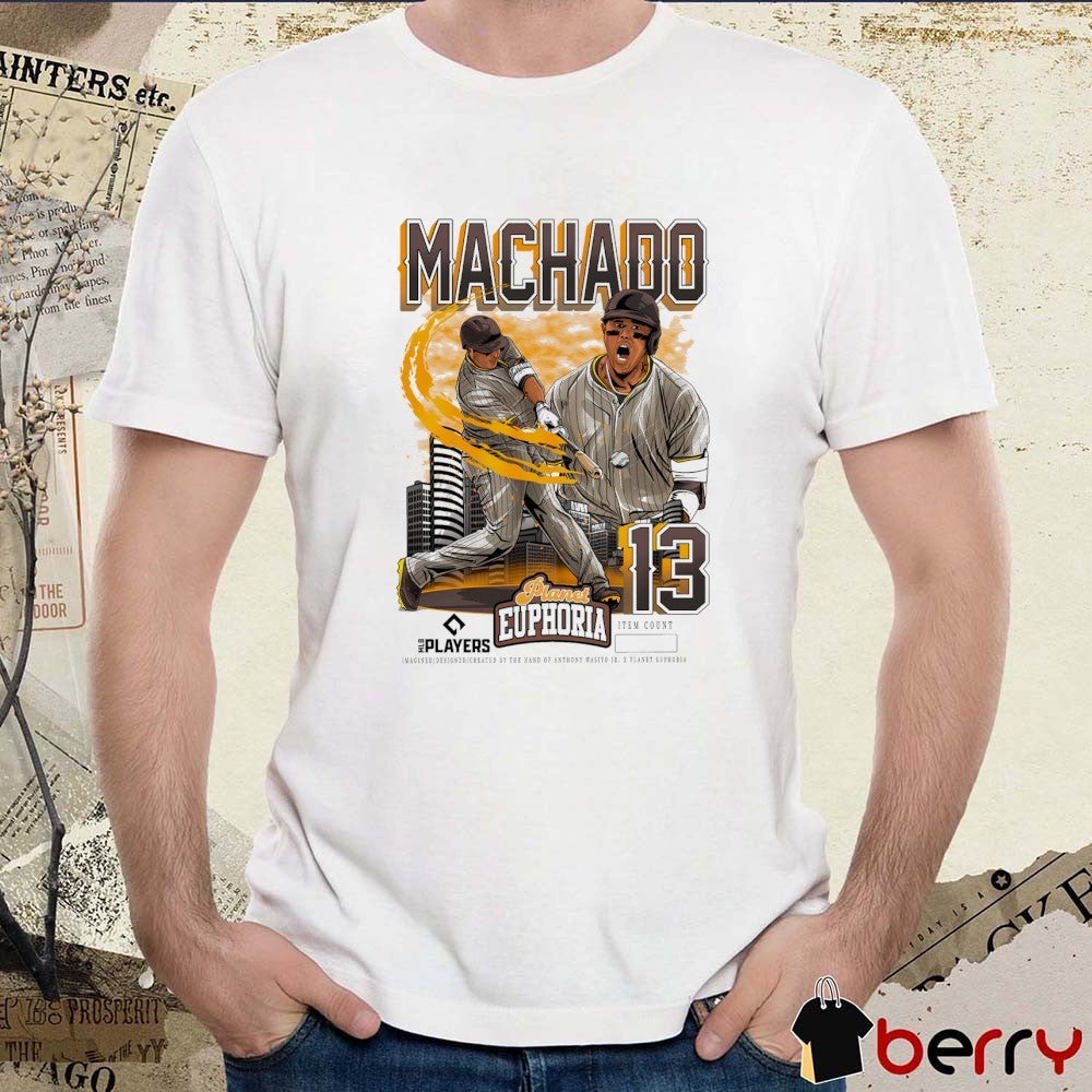 Manny Machado San Diego Padres MLB Planet Euphoria Art 2026 t-shirt