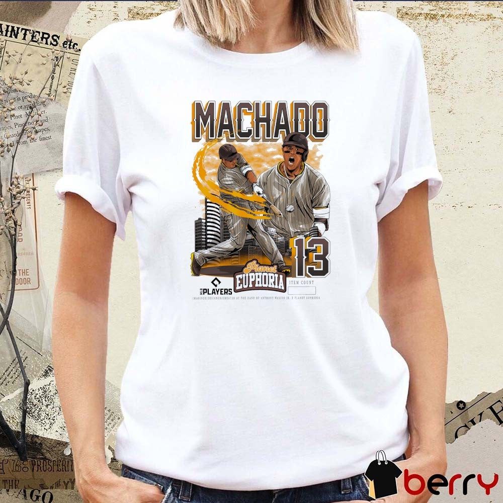 Manny Machado San Diego Padres MLB Planet Euphoria Art 2026 t-shirt