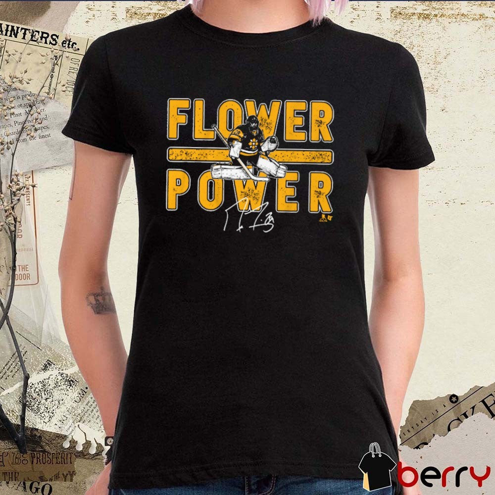 Marc-André Fleury Flower Power Pittsburgh Penguins Hockey Signature t-shirt