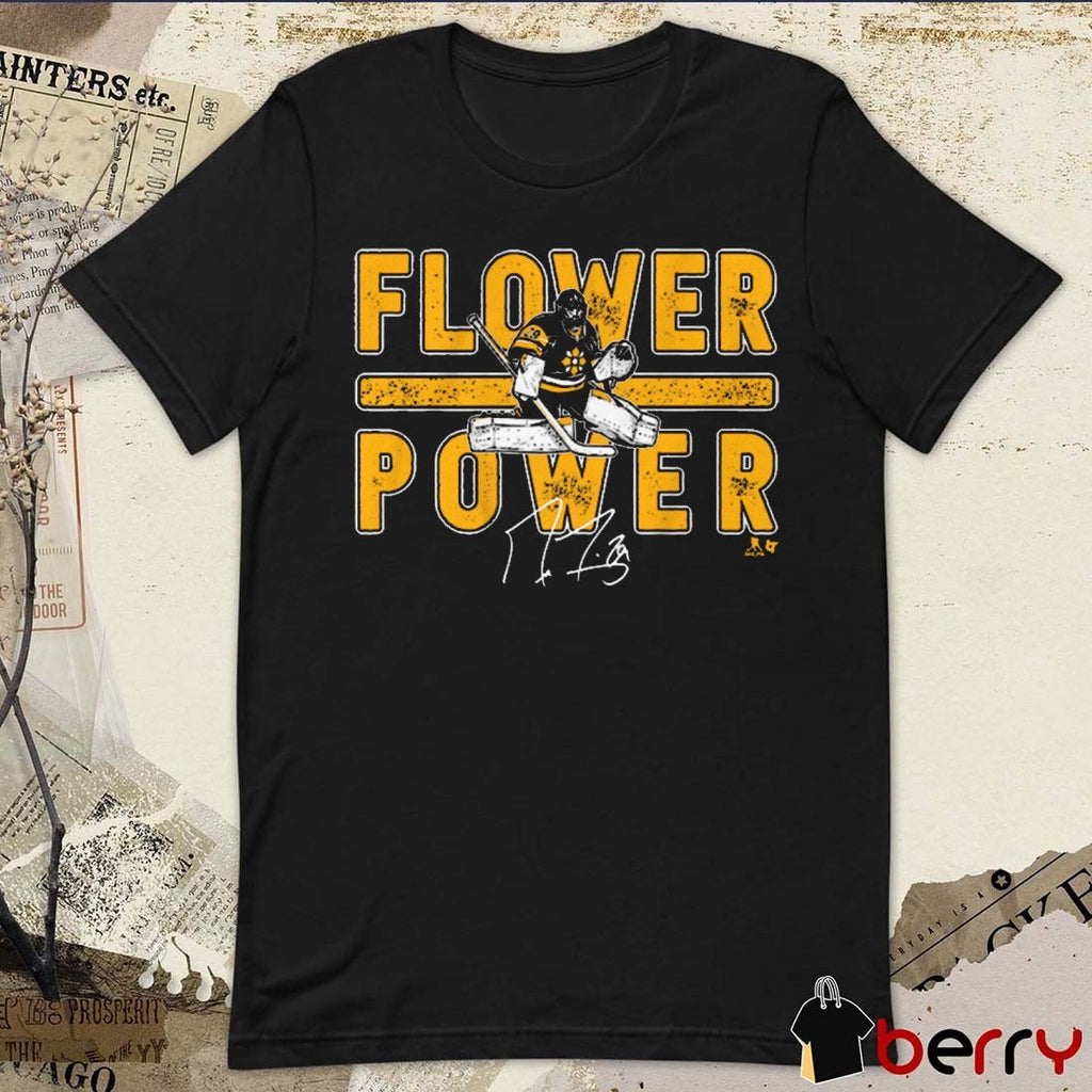Marc-André Fleury Flower Power Pittsburgh Penguins Hockey Signature t-shirt