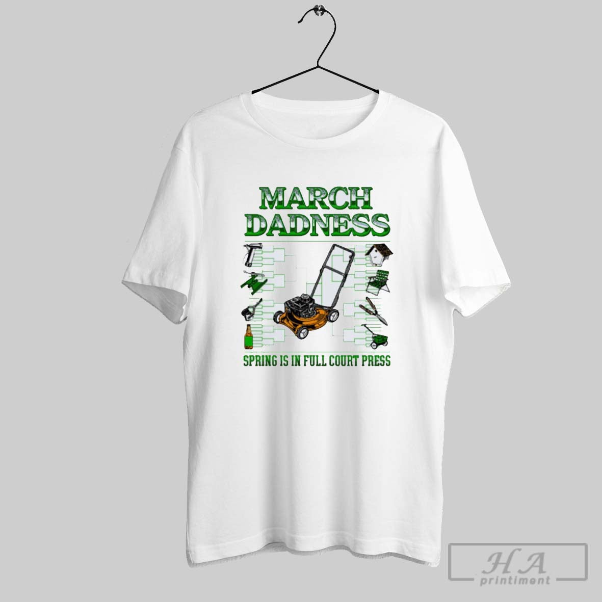 Official March Dadness Spring Is In Full Court Press Lawn Mower
