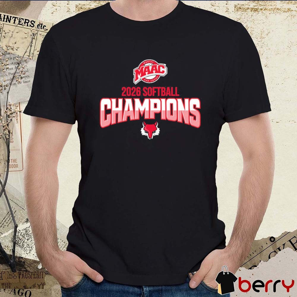 Marist University 2026 MAAC Softball Champions LST Logo t-shirt