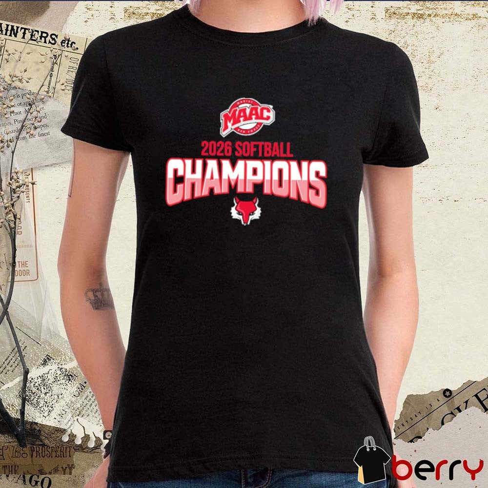 Marist University 2026 MAAC Softball Champions LST Logo t-shirt