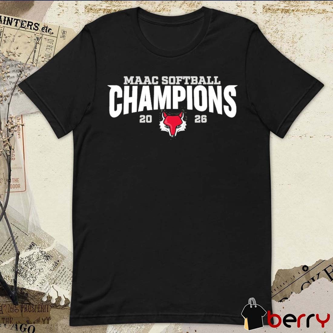 Marist University – 2026 MAAC Softball Champions t-shirt
