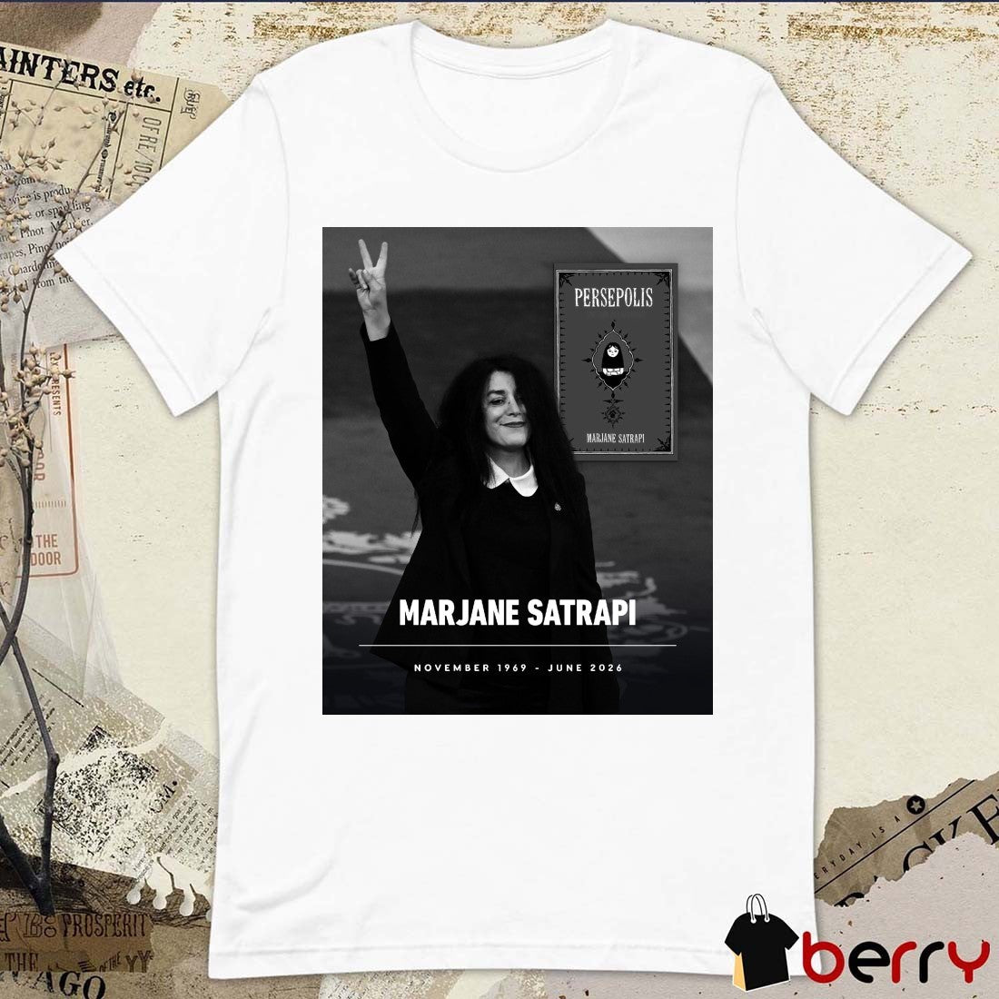 Marjane Satrapi November 1969 – June 2026 IGN Poster t-shirt