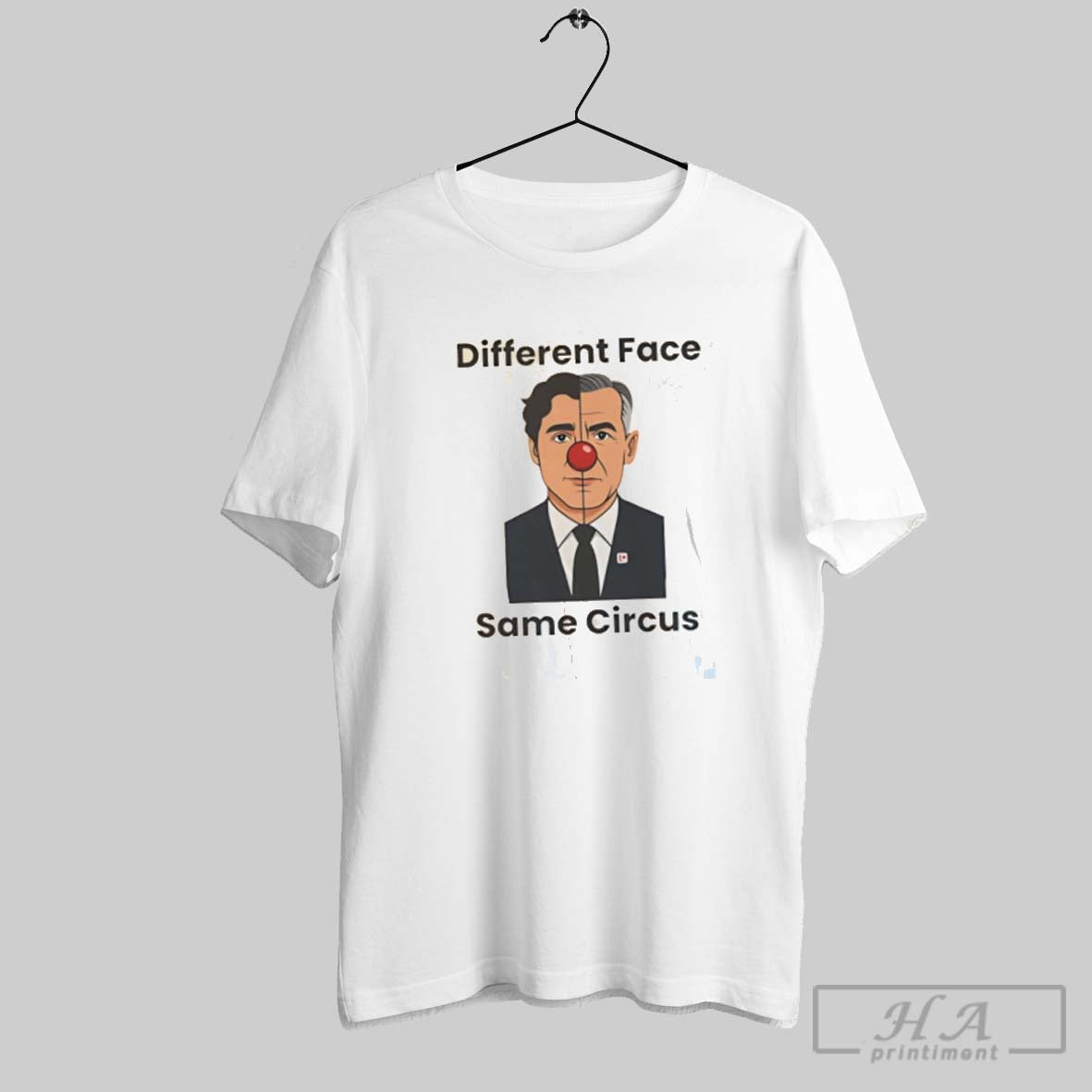 Official Mark Carney Clown Different Face Same Circus