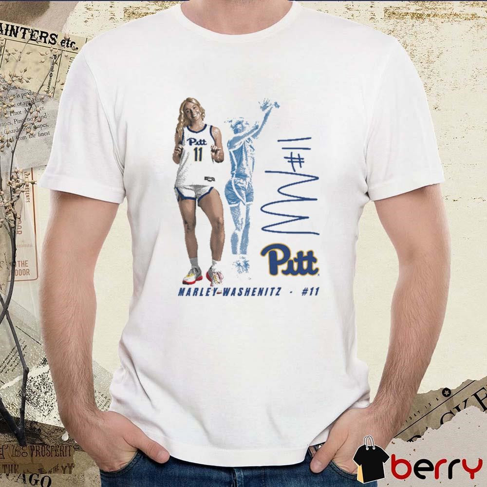 Marley Washenitz Pittsburgh Panthers Portrait Signature t-shirt