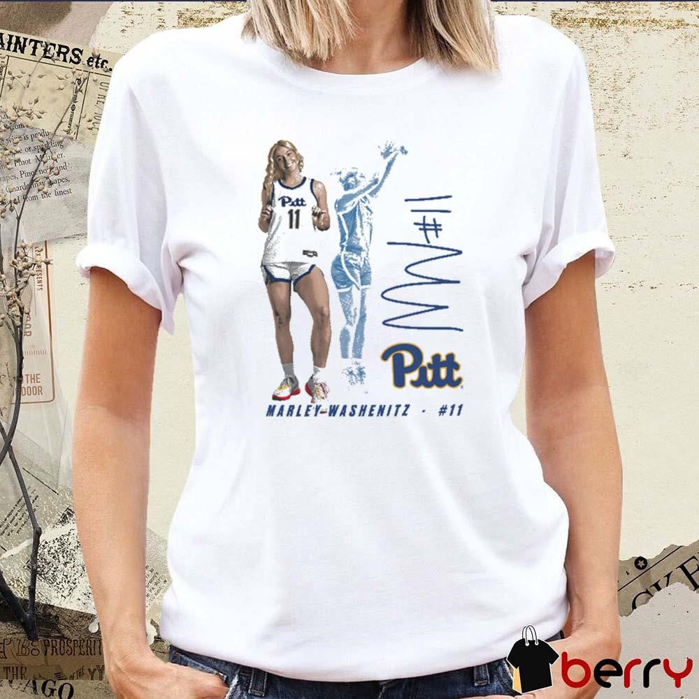 Marley Washenitz Pittsburgh Panthers Portrait Signature t-shirt