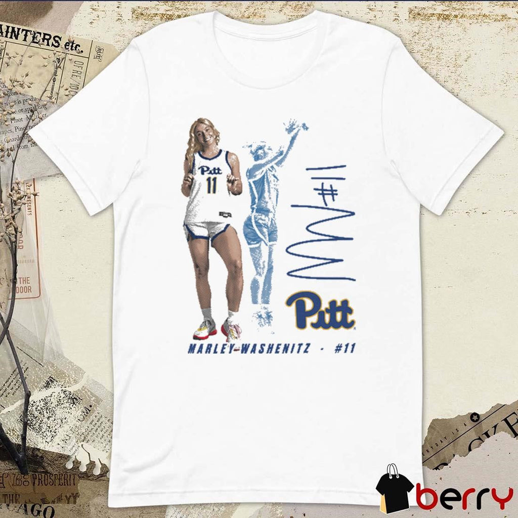 Marley Washenitz Pittsburgh Panthers Portrait Signature t-shirt