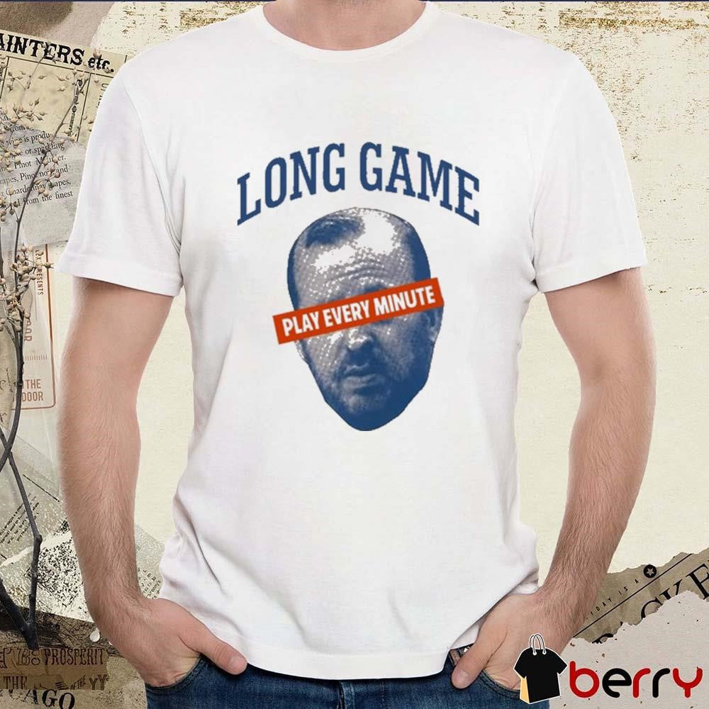 Marlon Craft Long Game Play Every Minute Portrait t-shirt