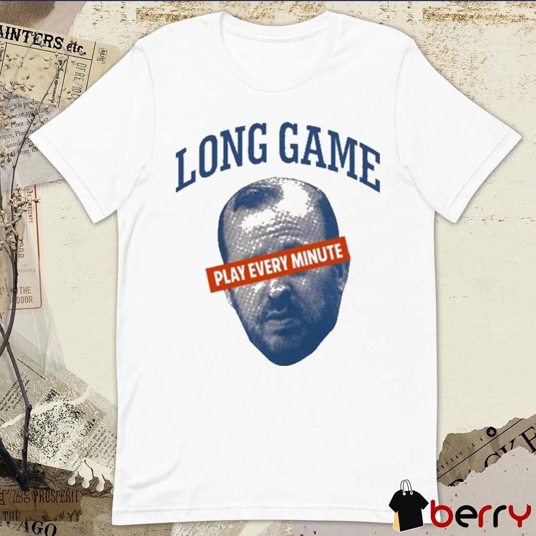 Marlon Craft Long Game Play Every Minute Portrait t-shirt