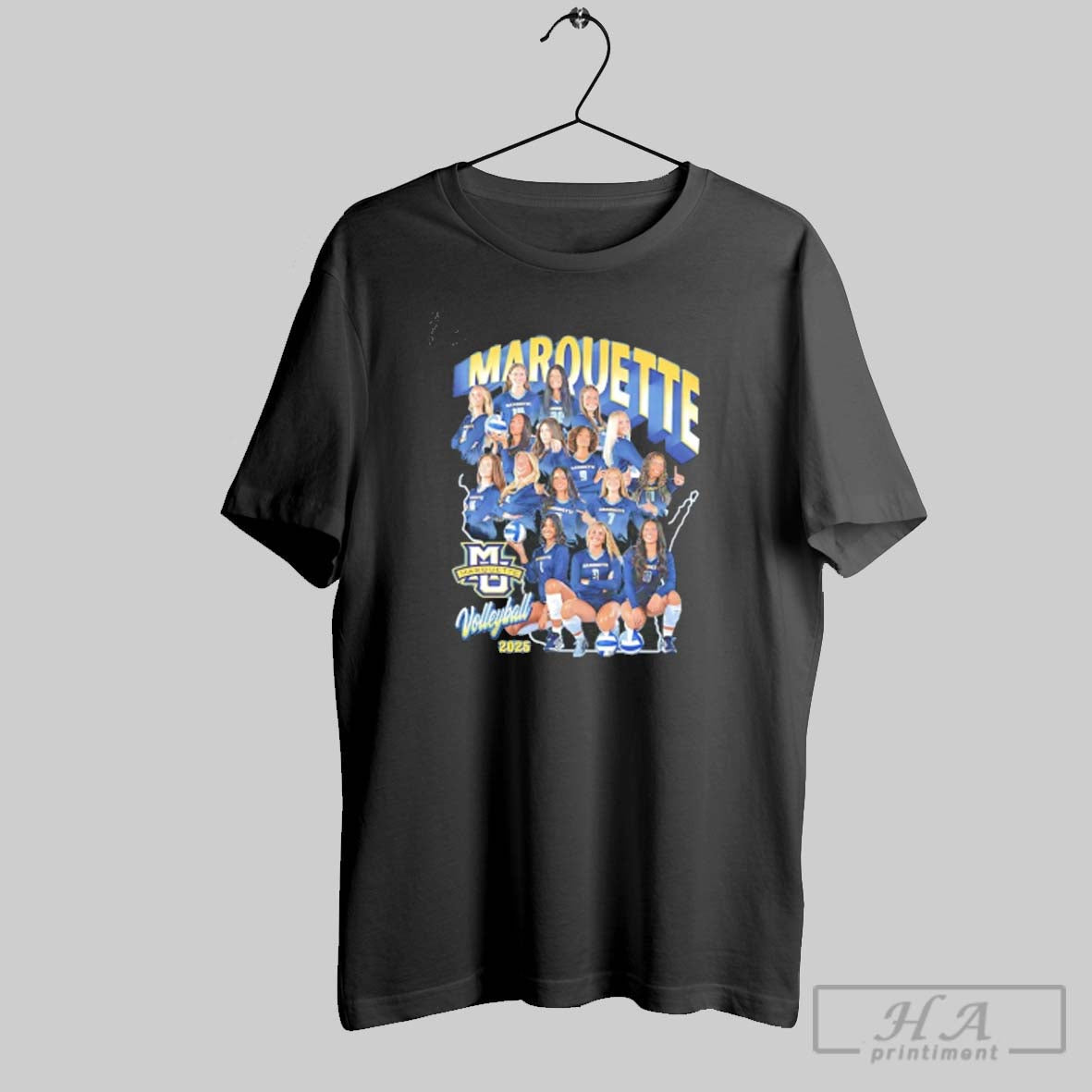 Official Marquette Volleyball 2025 26 Team Collage