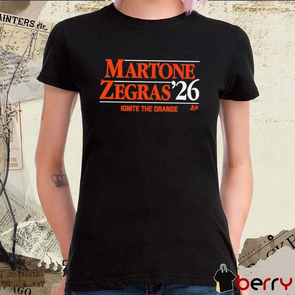 Martone-Zegras ’26 Ignite The Orange Philadelphia Flyers Hockey t-shirt