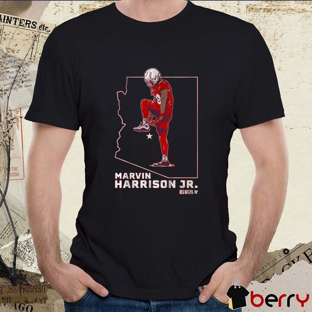 Marvin Harrison Jr State Star Arizona Cardinals NFL Football Painting t-shirt
