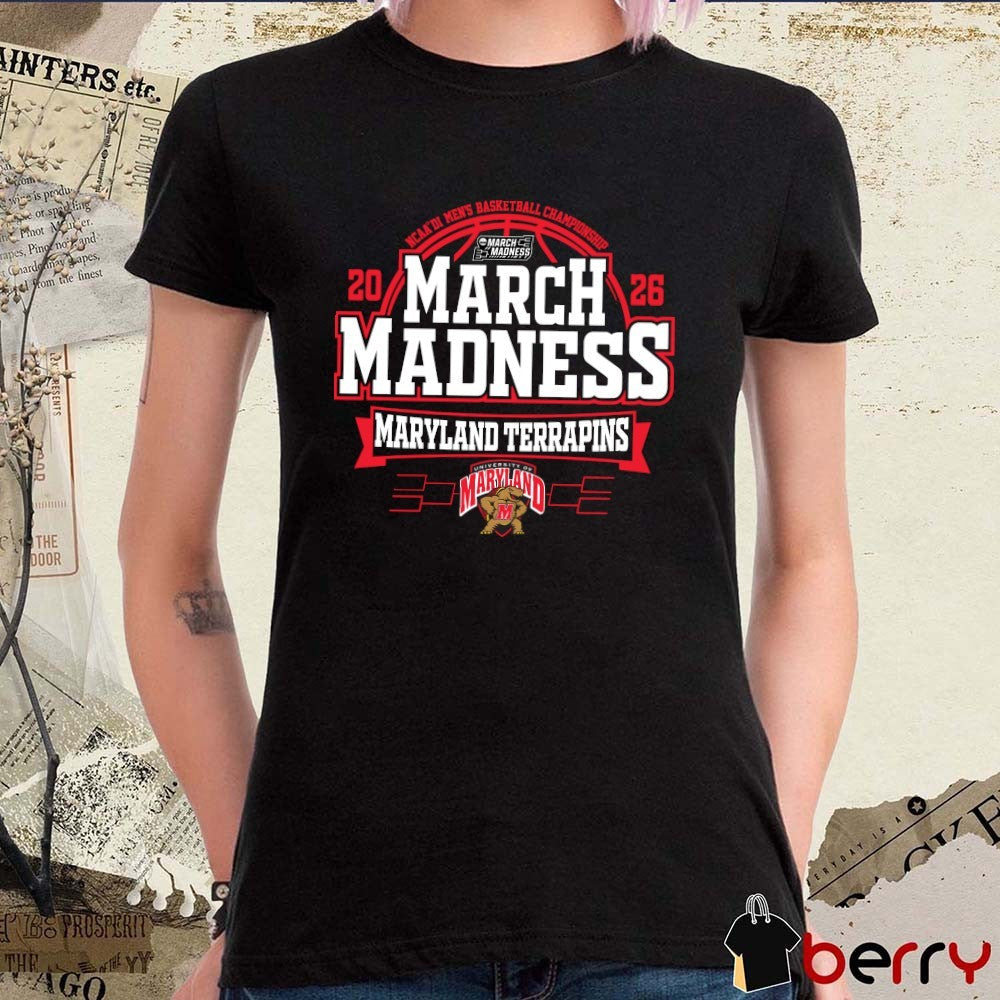 Maryland Terrapins 2026 NCAA DI Men’s Basketball Championship March Madness t-shirt