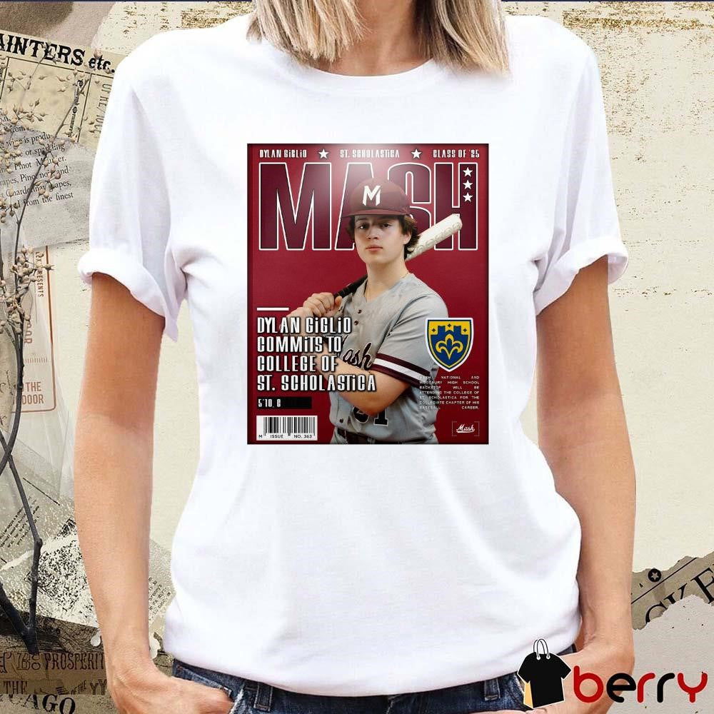 Mash Baseball Dylan Giglio Commits To College Of St Scholastica Class Of ’25 Poster t-shirt