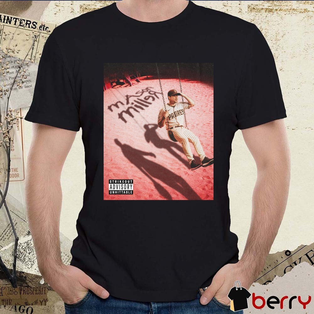 Mason Miller The Reaper San Diego Padres MLB Strikeout Advisory Unhittable Poster t-shirt