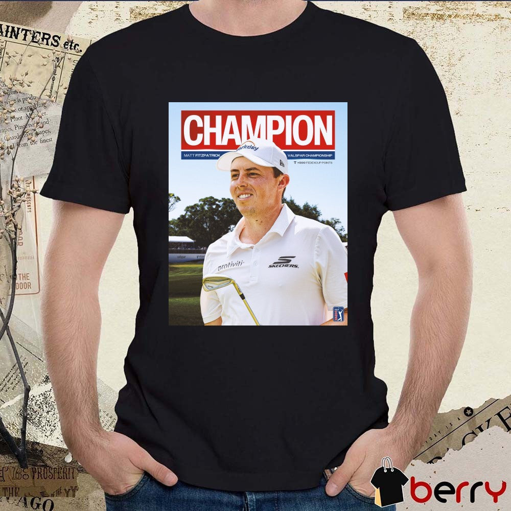 Matt Fitzpatrick 2026 Valspar Championship PGA Tour Poster t-shirt