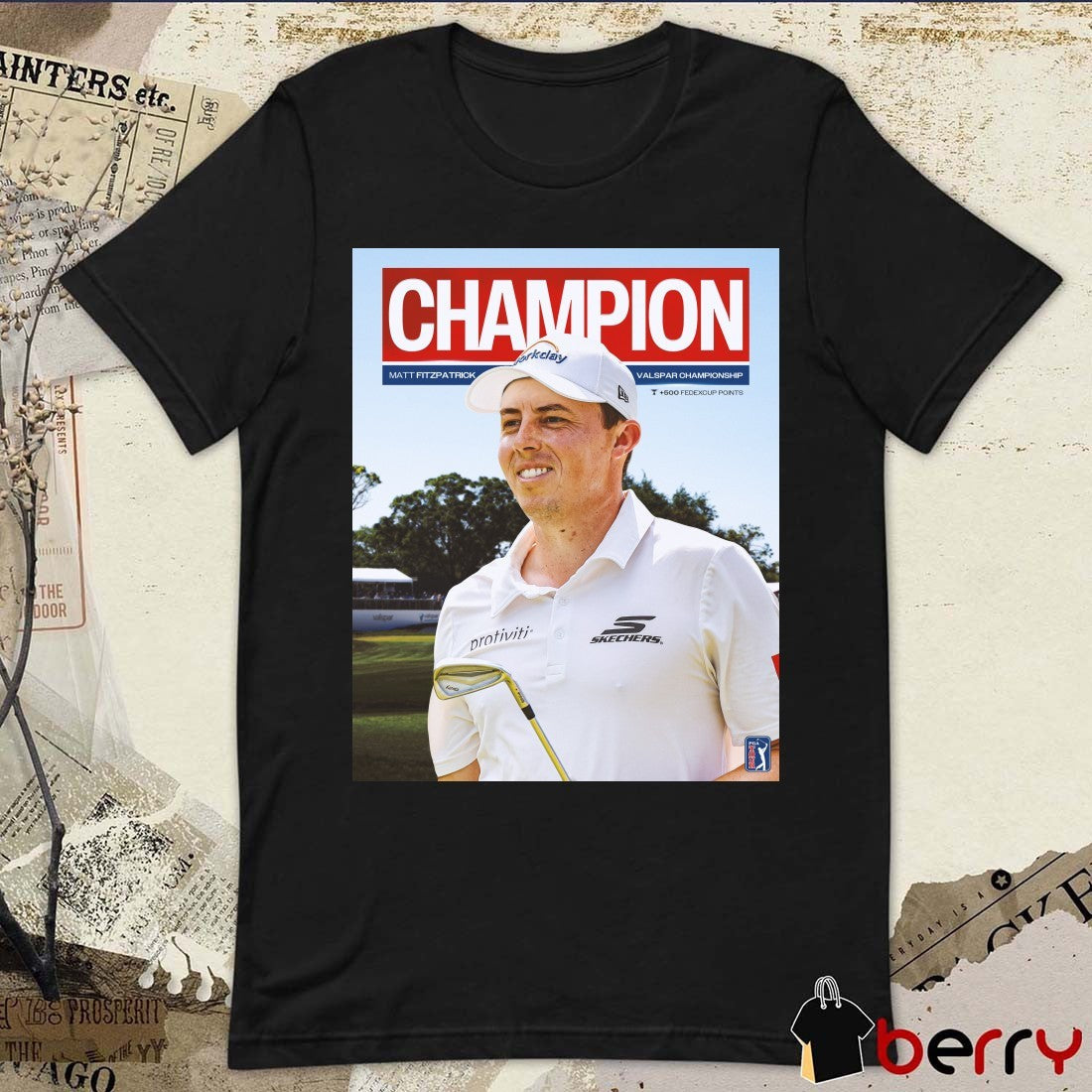 Matt Fitzpatrick 2026 Valspar Championship PGA Tour Poster t-shirt