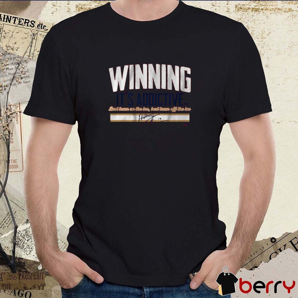 Matthew Tkachuk Winning It’s Addictive Best Team On The Ice Best Team Off The Ice Florida Panthers Signature t-shirt