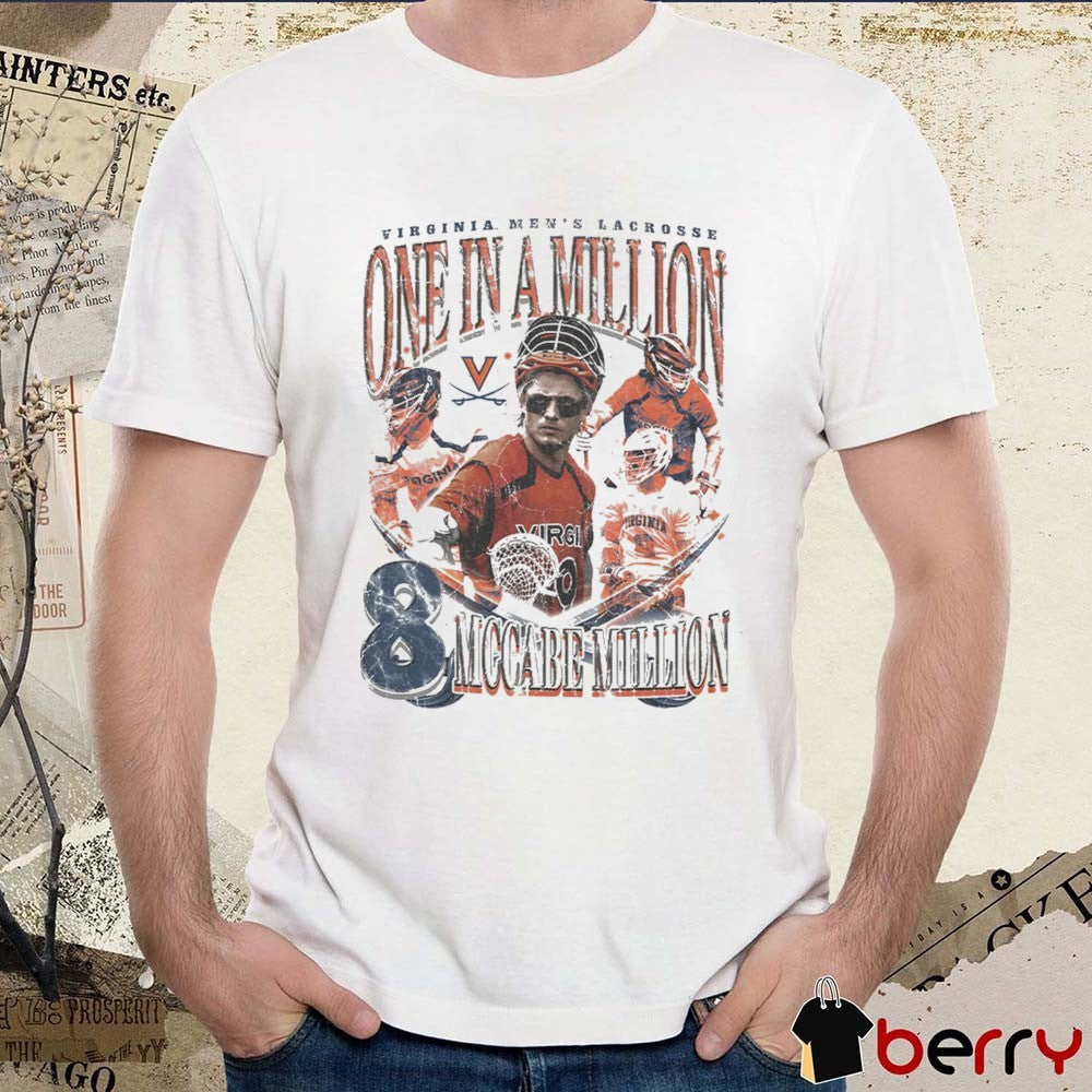 McCabe Millon One in a Million Streetwear Virginia Cavaliers Men’s Lacrosse t-shirt