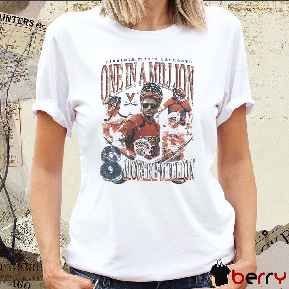 McCabe Millon One in a Million Streetwear Virginia Cavaliers Men’s Lacrosse t-shirt
