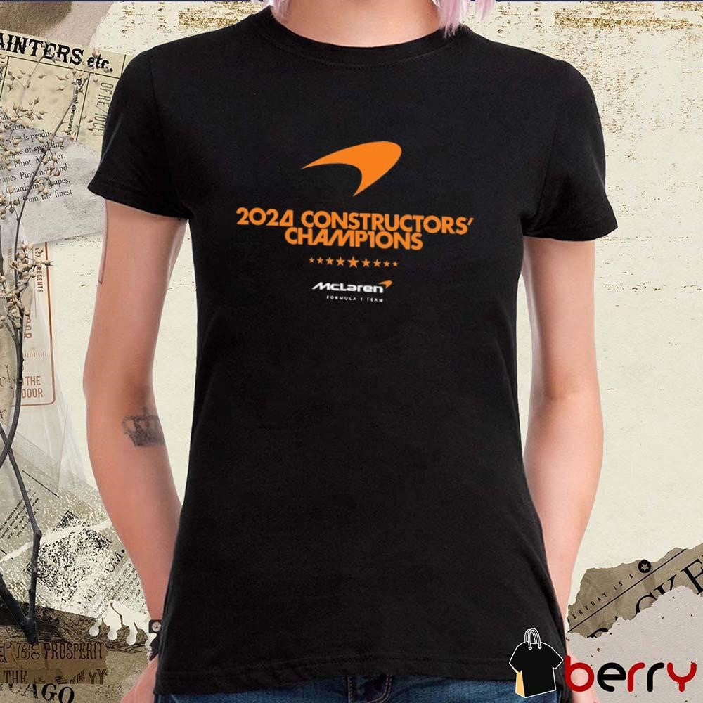 McLaren F1 Team 2024 Constructors’ Cup Champion t-shirt