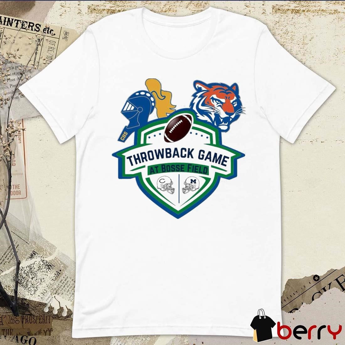 Memorial High School Throwback Game At Bosse Field 2024 t-shirt