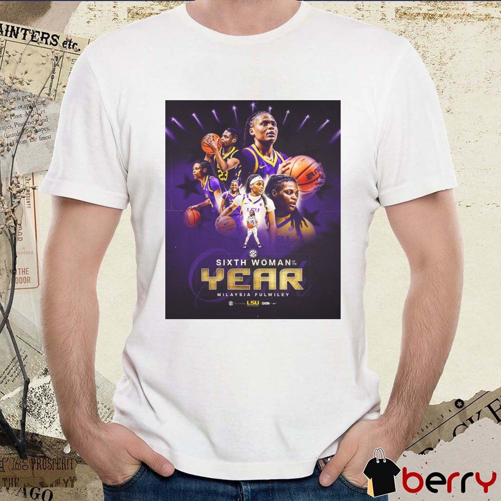 MiLaysia Fulwiley WBB SEC Sixth Woman of the Year Poster t-shirt
