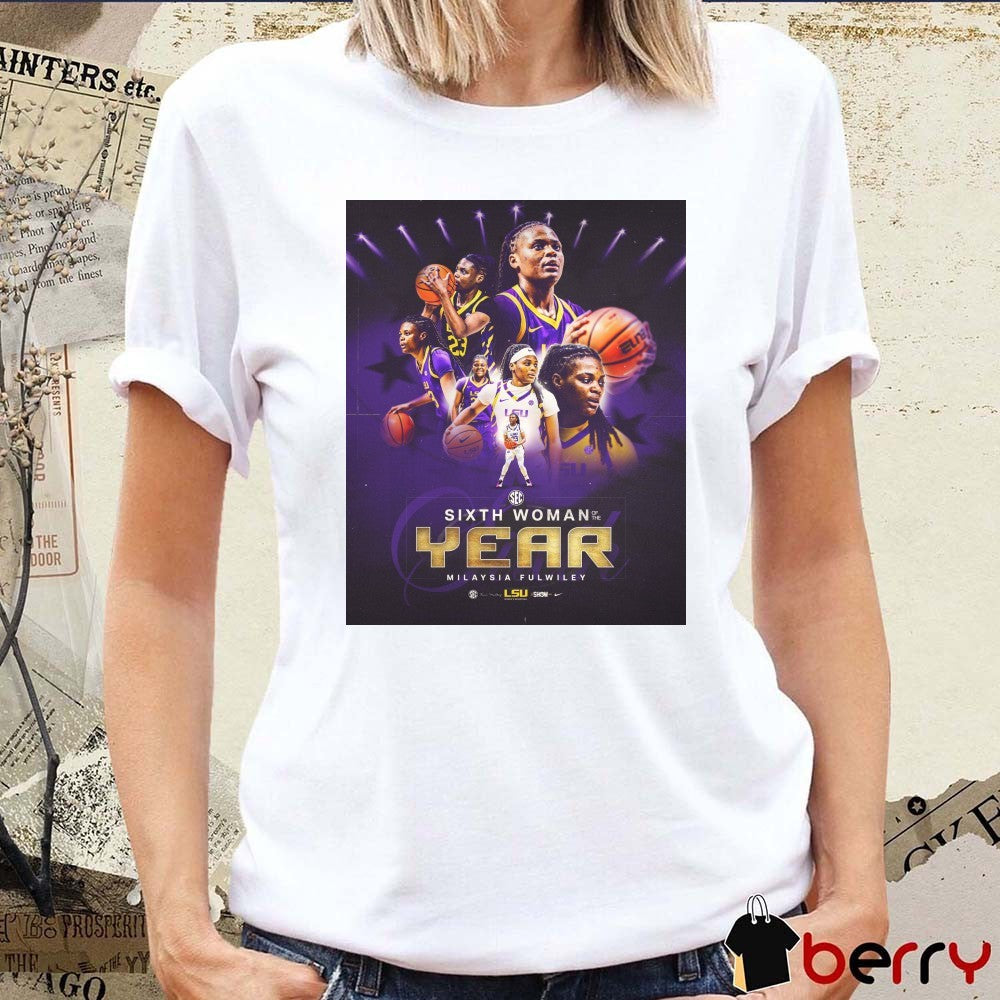 MiLaysia Fulwiley WBB SEC Sixth Woman of the Year Poster t-shirt