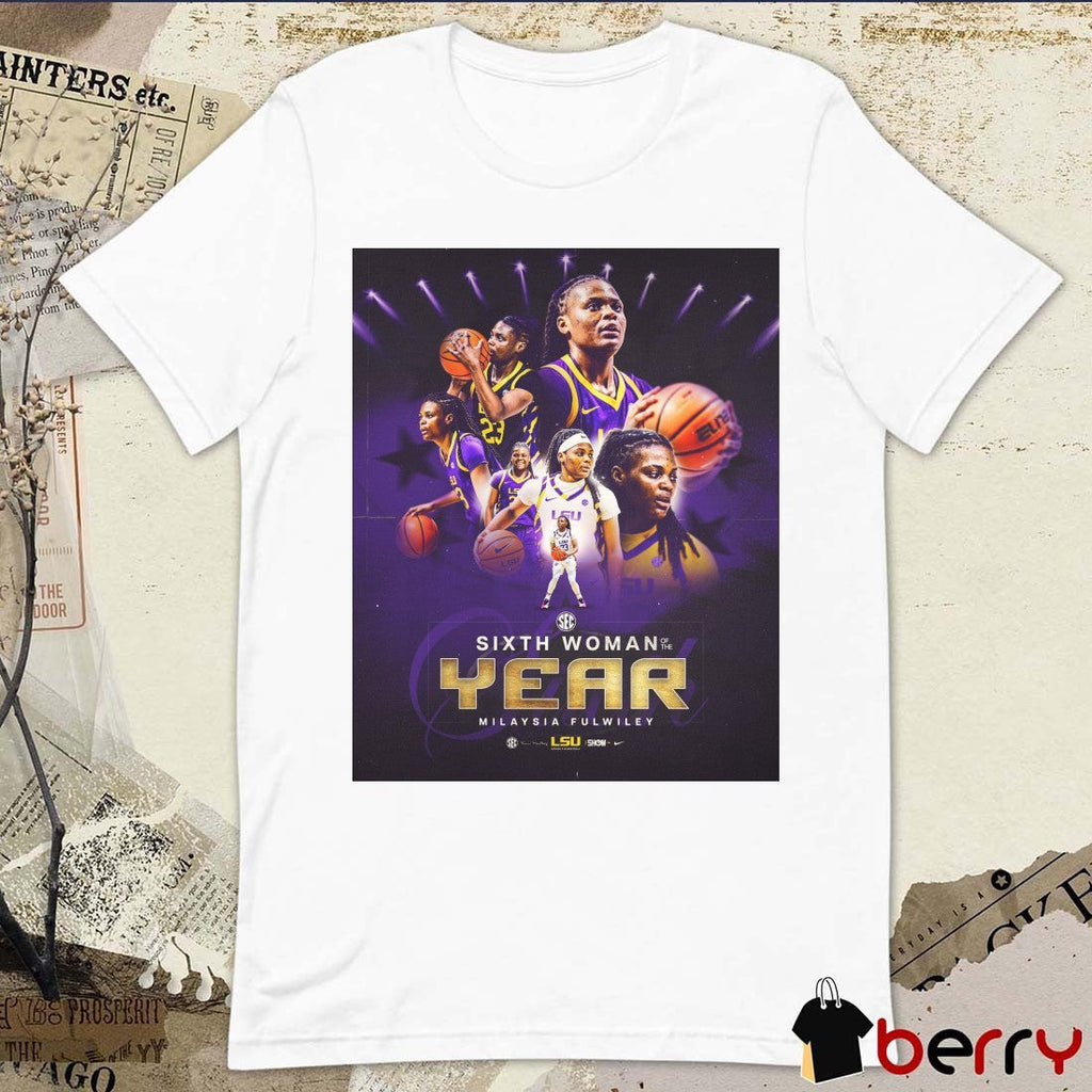MiLaysia Fulwiley WBB SEC Sixth Woman of the Year Poster t-shirt