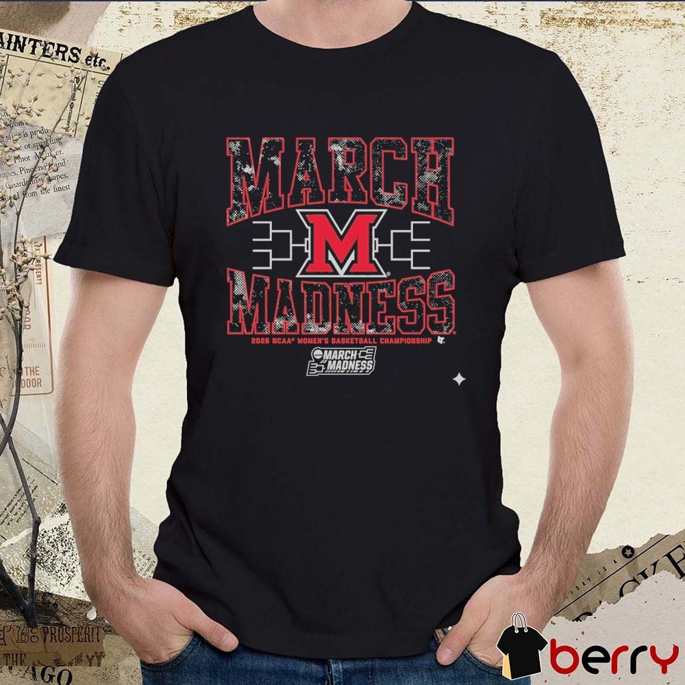 Miami OH RedHawks WBB 2026 NCAA Women’s Basketball Championship March Madness t-shirt