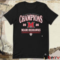 Miami of Ohio Redhawks – NCAA Women’s Basketball 2026 MAC Champions t-shirt