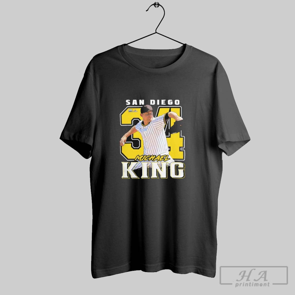 Official Michael King San Diego 34 Autograph Gritty Series