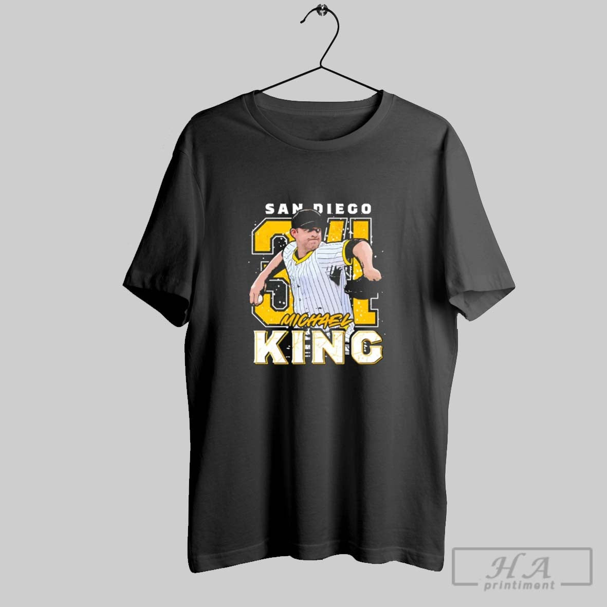 Official Michael King San Diego Padres Signature Gritty