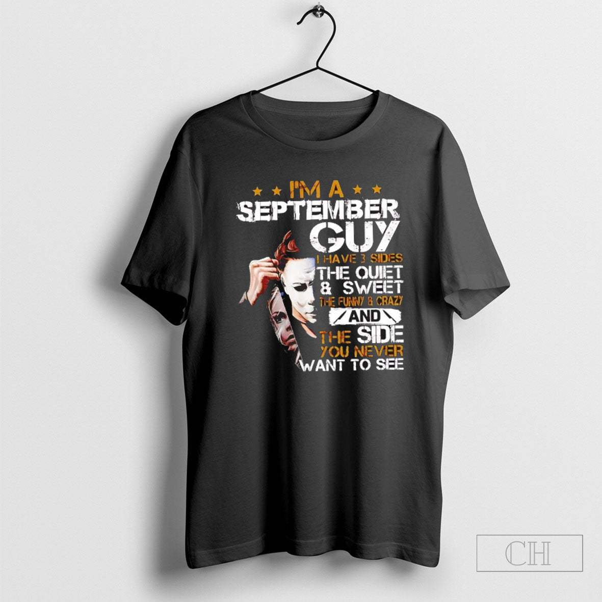 Official Michael Myers Im A September Guy I Have 3 Sides Sweater