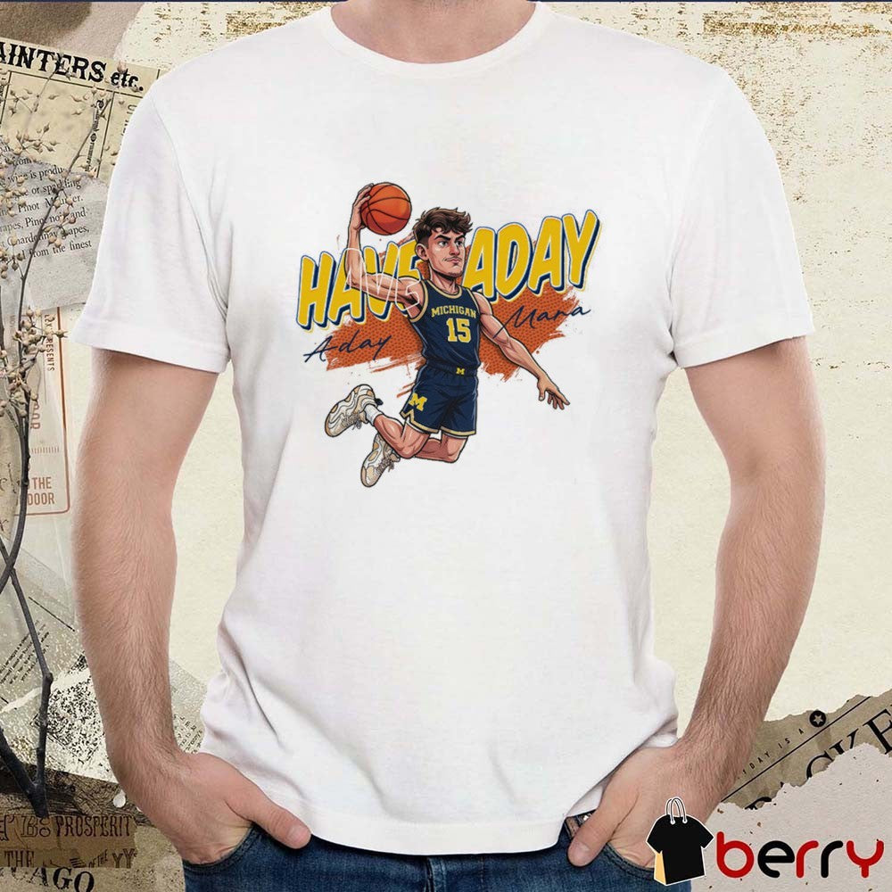 Michigan Wolverines Basketball Aday Mara Have Aday Caricature t-shirt