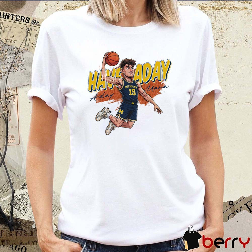 Michigan Wolverines Basketball Aday Mara Have Aday Caricature t-shirt