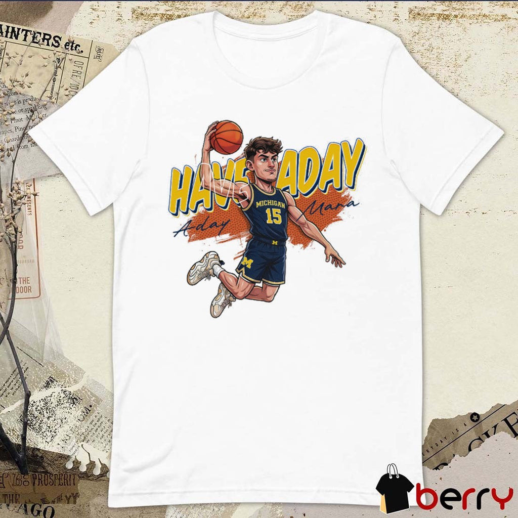 Michigan Wolverines Basketball Aday Mara Have Aday Caricature t-shirt