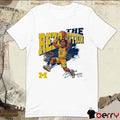 Michigan Wolverines Basketball Morez Johnson Jr. The Rezolution Caricature Signature t-shirt