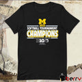 Michigan Wolverines Big Ten Softball Conference Tournament Champions Locker Room NCAA 2025 t-shirt
