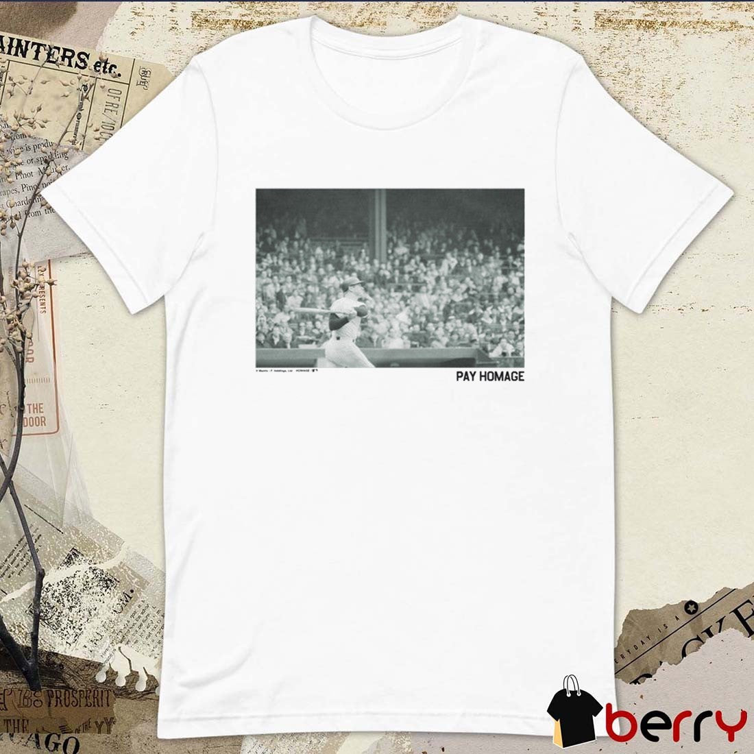 Mickey Mantle New York Yankees MLB Pay Homage 2025 t-shirt