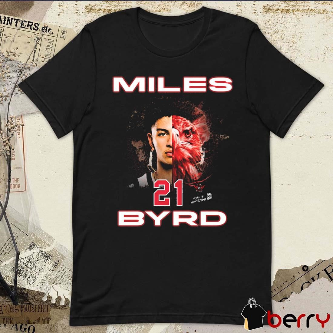 Miles Byrd #21 San Diego State Aztecs Sons Of Montezuma Graphic t-shirt